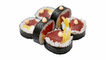 Futomaki Tuna with mango