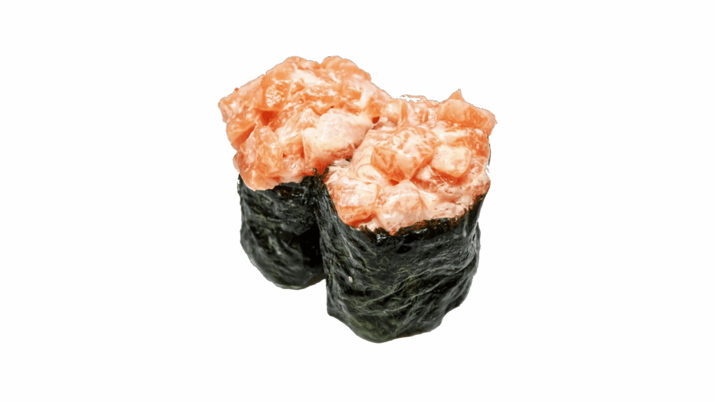 Gunkan z łososiem x2