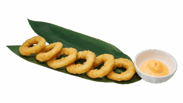 Krążki kalmarów w tempurze