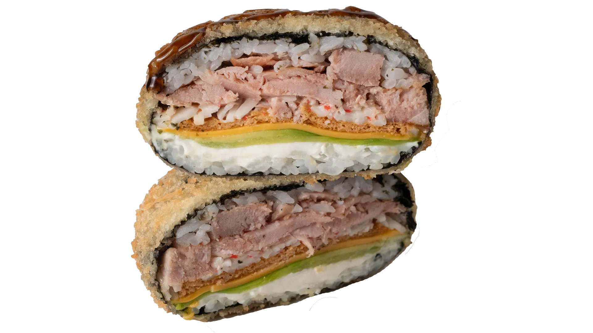 Mini Sushi burger z tuńczykiem i krabem