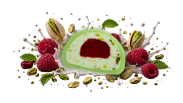 Mochi «Pistacja-Malina»