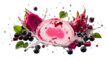 Mochi «Pitahaya-Porzeczka»