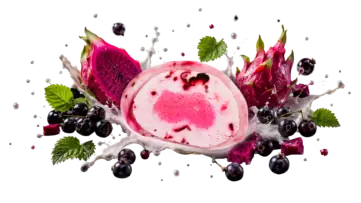 Mochi «Pitahaya-Porzeczka»