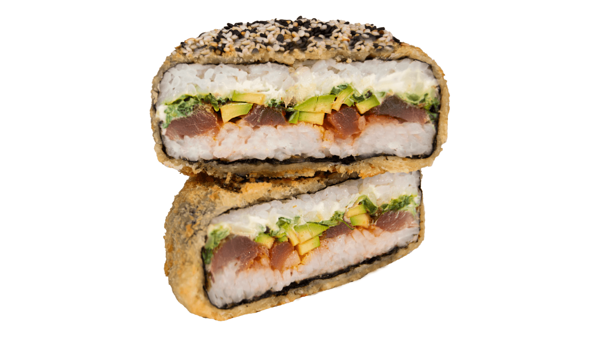 Міні Суші-бургер з тунцем